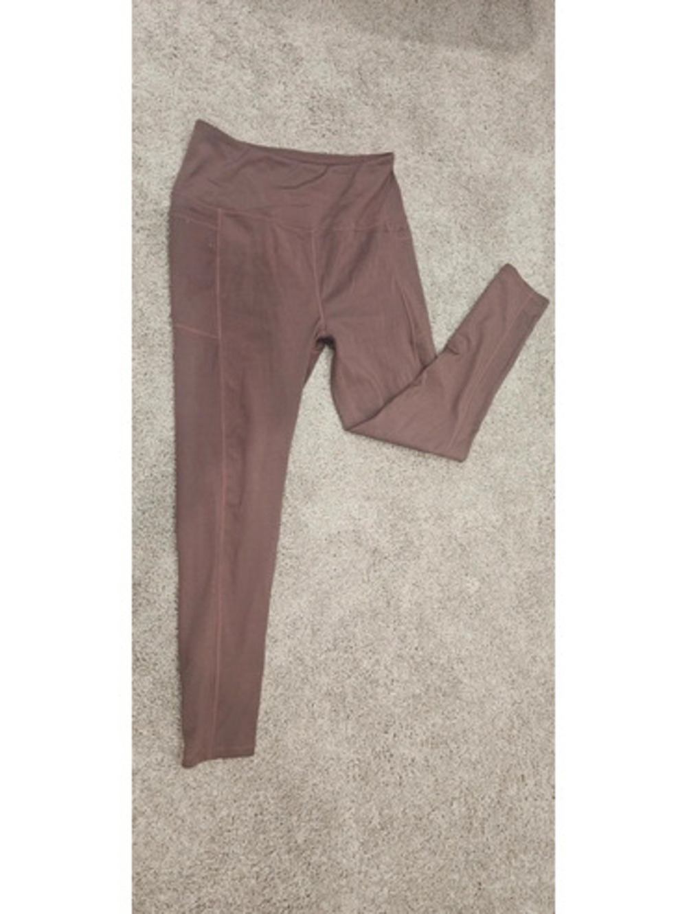 LEG3ND High Waist Brown Leggings Size L